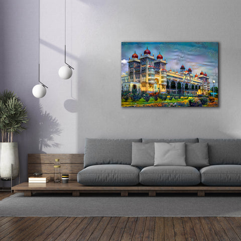 Image of 'Mysore India Royal Palace' by Pedro Gavidia, Canvas Wall Art,60 x 40