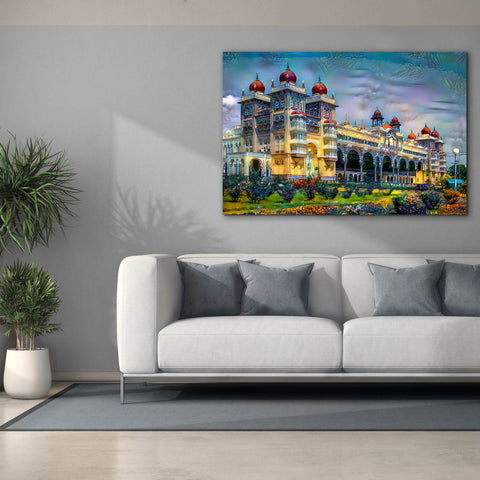 Image of 'Mysore India Royal Palace' by Pedro Gavidia, Canvas Wall Art,60 x 40