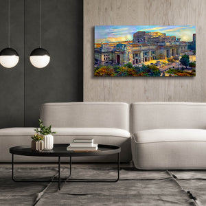 'Milan Italy Central Station' by Pedro Gavidia, Canvas Wall Art,60 x 30