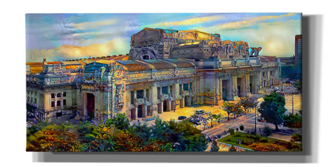 Image of 'Milan Italy Central Station' by Pedro Gavidia, Canvas Wall Art