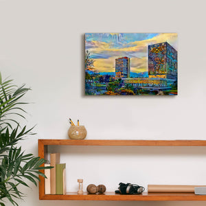 'Mexico City University City' by Pedro Gavidia, Canvas Wall Art,18 x 12