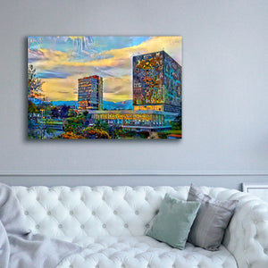 'Mexico City University City' by Pedro Gavidia, Canvas Wall Art,60 x 40