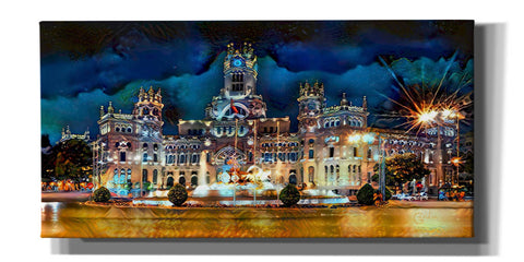 Image of 'Madrid Spain Cibeles Palace' by Pedro Gavidia, Canvas Wall Art