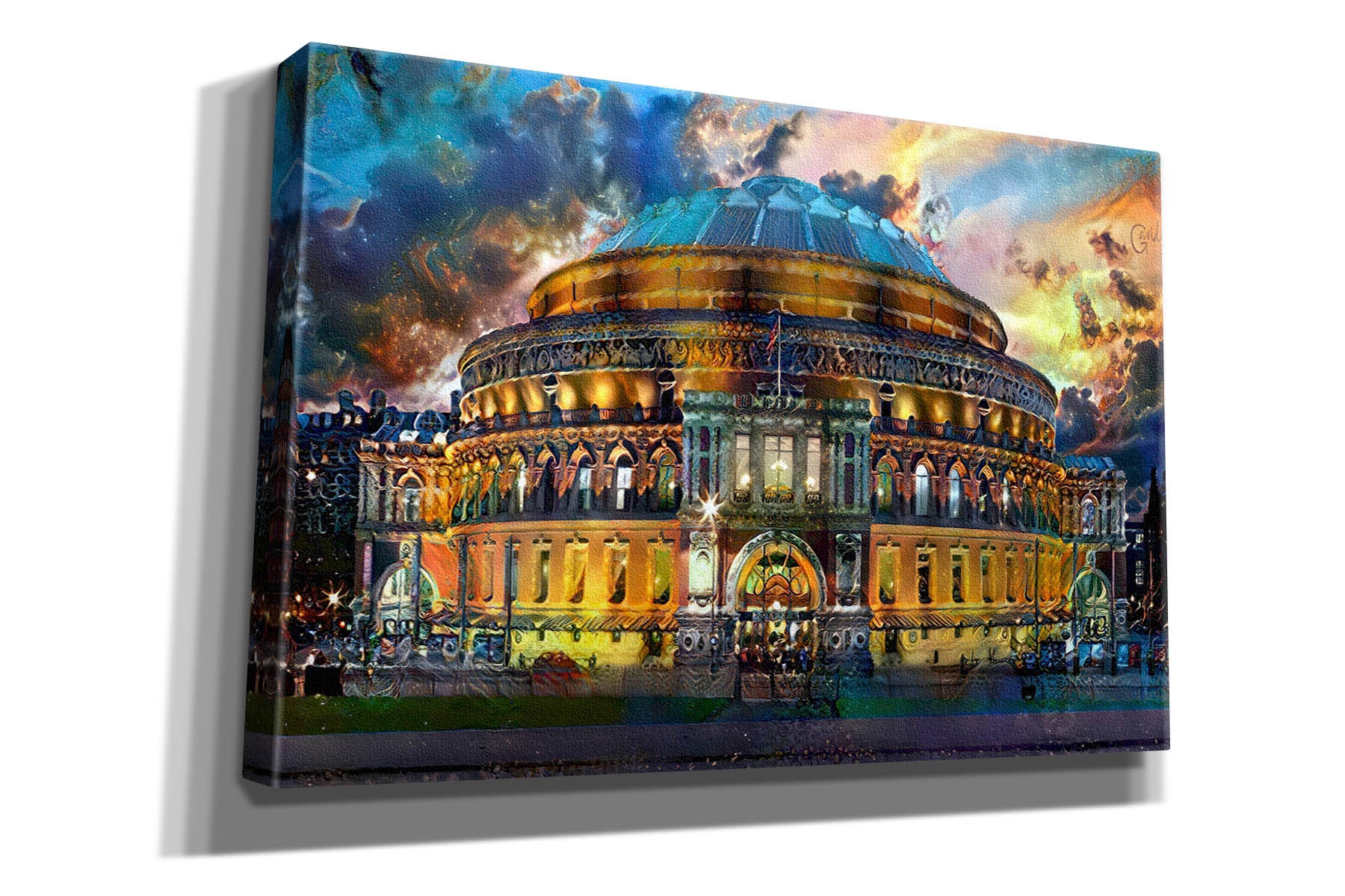 'London England Royal Albert Hall' by Pedro Gavidia, Canvas Wall Art