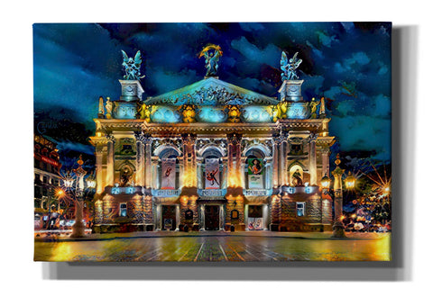 Image of 'Leopolis Ukraine Opera' by Pedro Gavidia, Canvas Wall Art