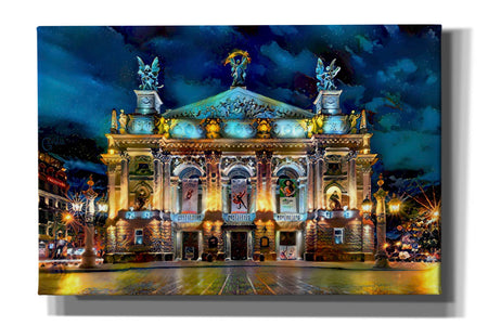 'Leopolis Ukraine Opera' by Pedro Gavidia, Canvas Wall Art