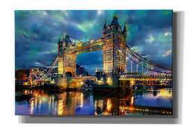 'England London Bridge' by Pedro Gavidia, Canvas Wall Art