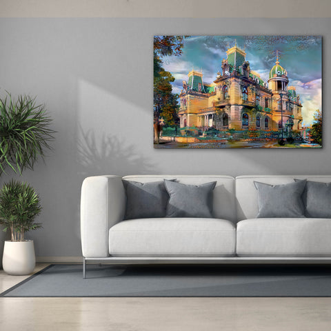 Image of 'Chihuahua Mexico Quinta Gameros' by Pedro Gavidia, Canvas Wall Art,60 x 40
