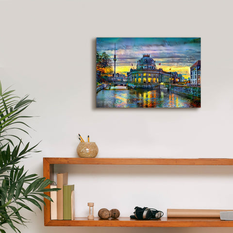Image of 'Berlin Germany Bode Museum' by Pedro Gavidia, Canvas Wall Art,18 x 12