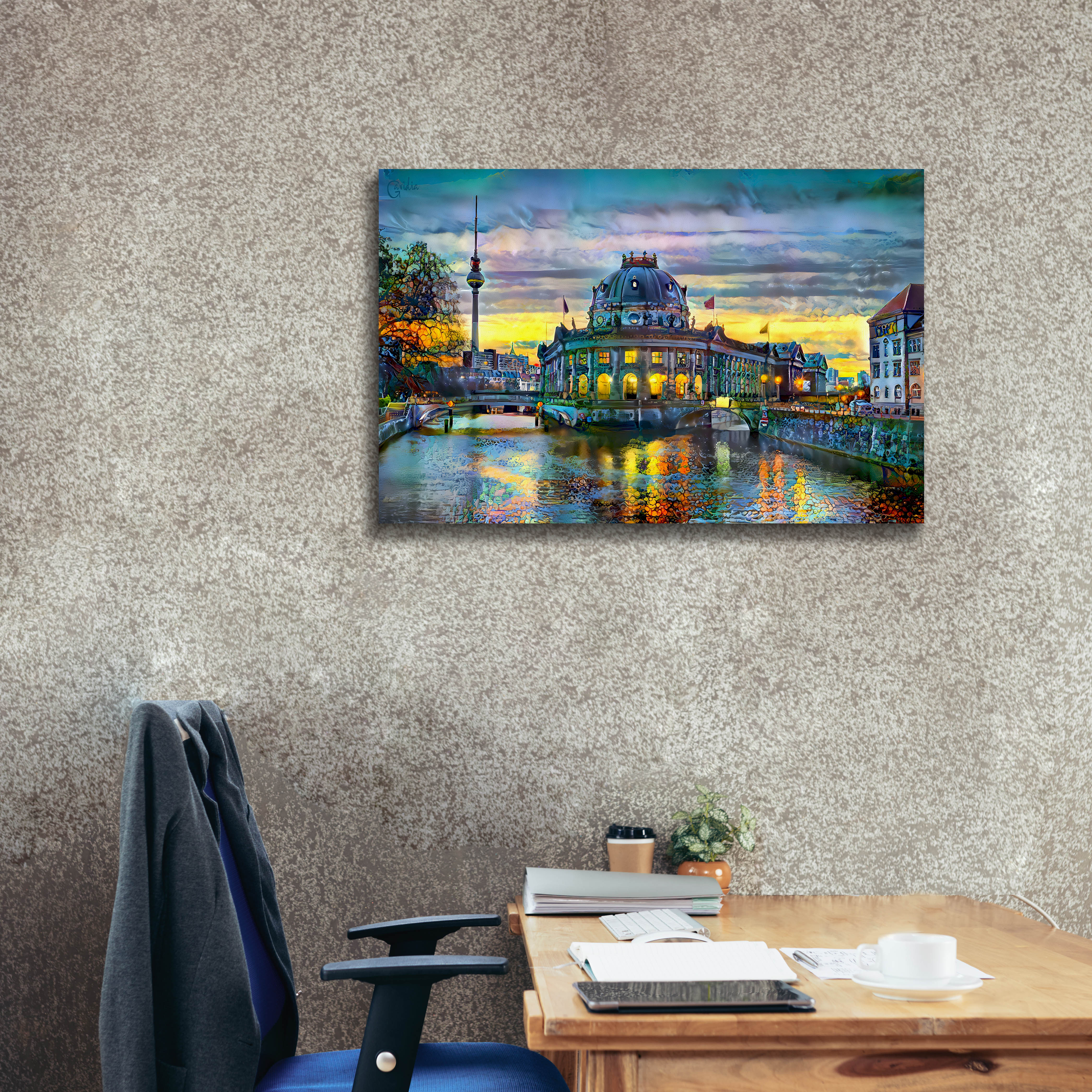 'Berlin Germany Bode Museum' by Pedro Gavidia, Canvas Wall Art,40 x 26