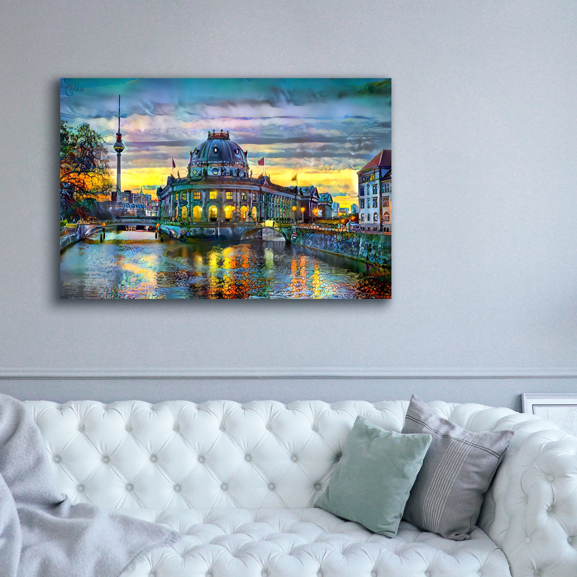 'Berlin Germany Bode Museum' by Pedro Gavidia, Canvas Wall Art,60 x 40