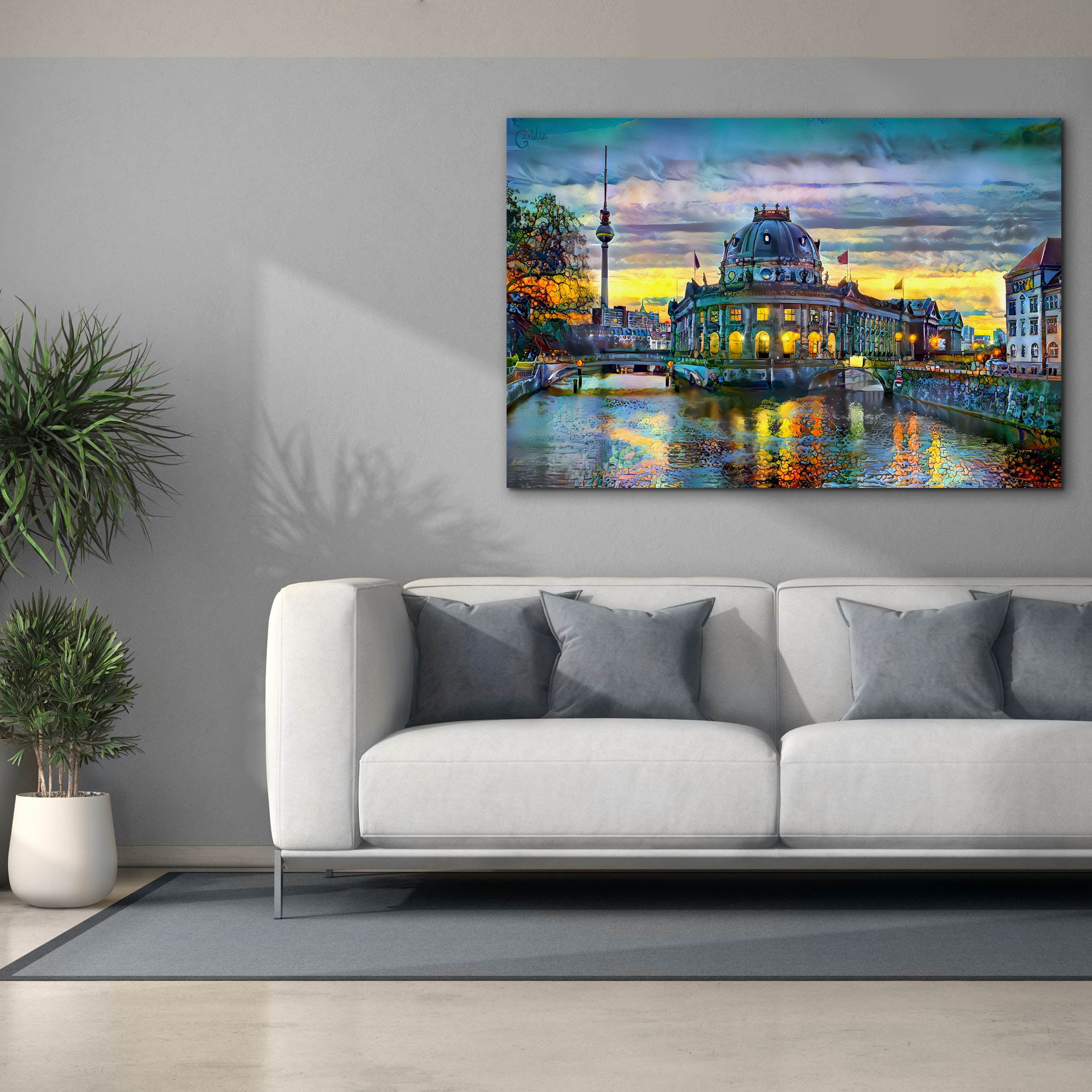 'Berlin Germany Bode Museum' by Pedro Gavidia, Canvas Wall Art,60 x 40