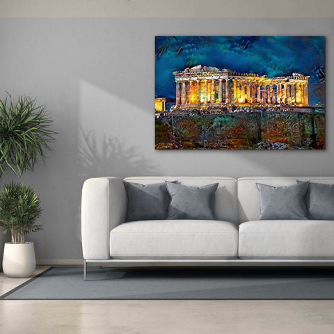 Image of 'Athens Greece Parthenon' by Pedro Gavidia, Canvas Wall Art,60 x 40