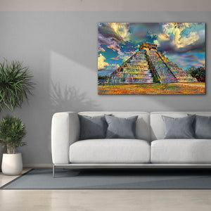 'Yucatan Mexico Chichen Itza' by Pedro Gavidia, Canvas Wall Art,60 x 40