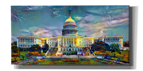 Image of 'Washington United States Capitol' by Pedro Gavidia, Canvas Wall Art