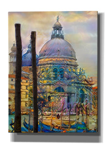 'Venice Italy The Salute Church of Saint Mary of Good Health' by Pedro Gavidia, Canvas Wall Art