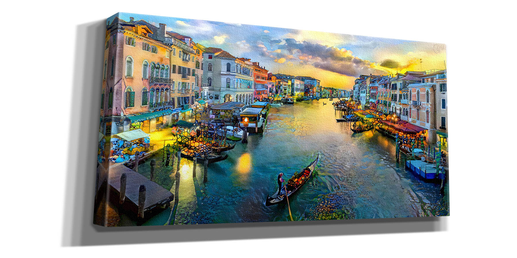 'Venice Italy Grand Canal' by Pedro Gavidia, Canvas Wall Art