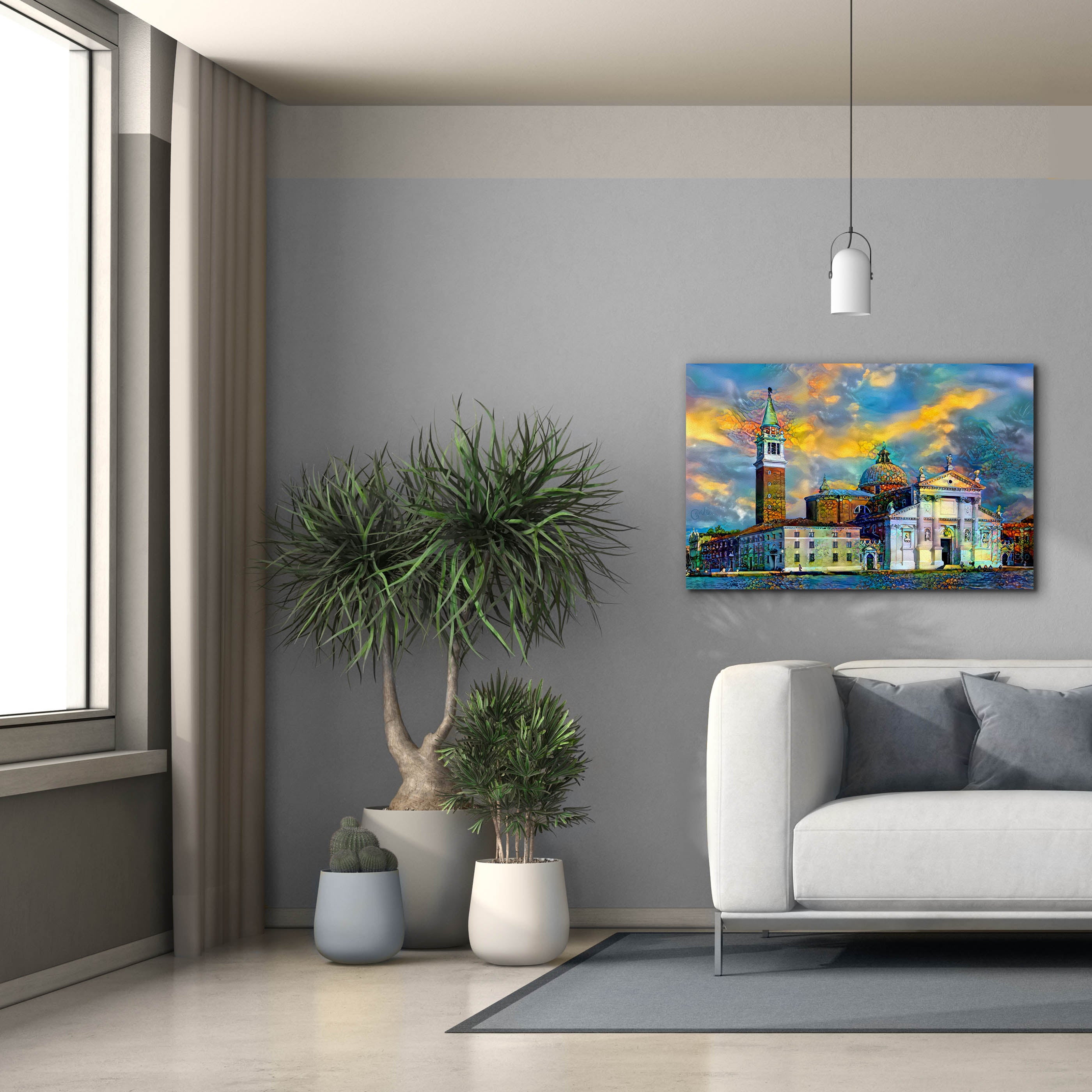 'Venice Italy Church of San Giorgio Maggiore' by Pedro Gavidia, Canvas Wall Art,40 x 26