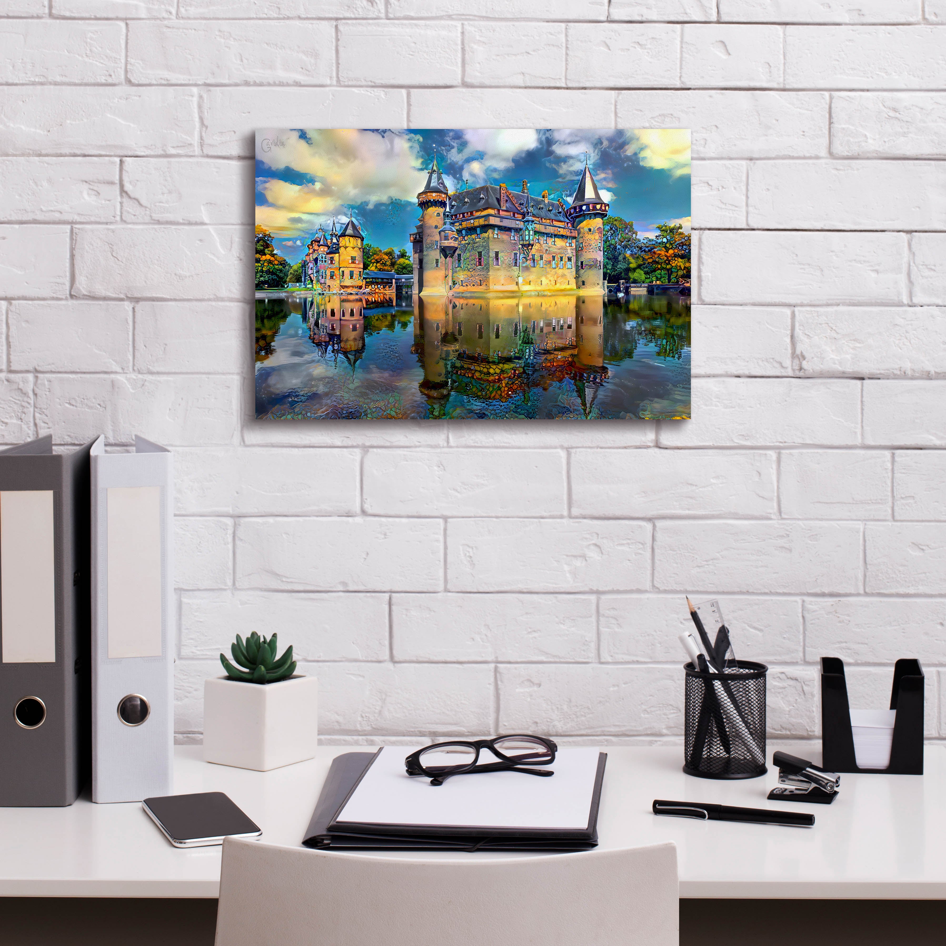 'Ultrecht Netherlands De Haar Castle' by Pedro Gavidia, Canvas Wall Art,18 x 12