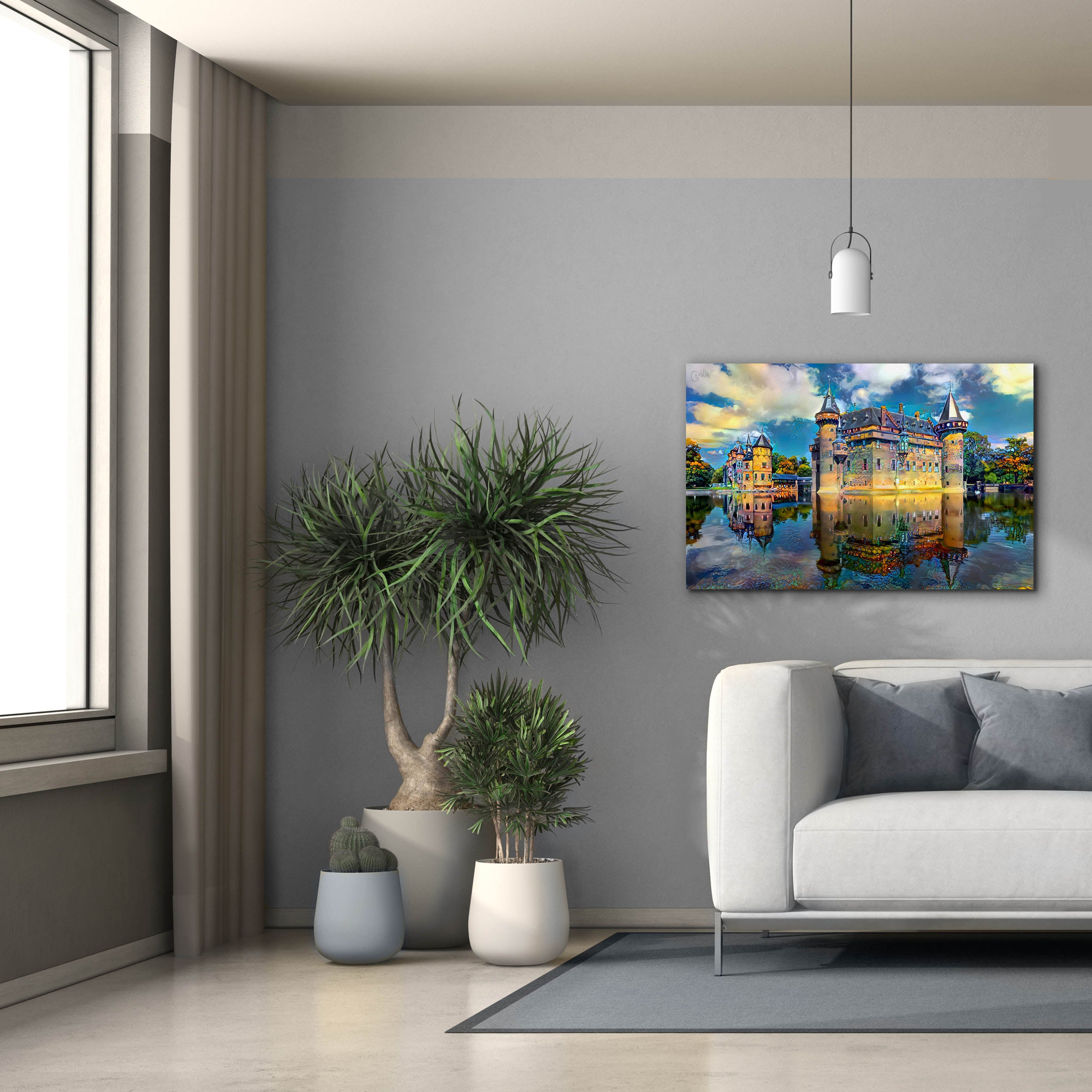 'Ultrecht Netherlands De Haar Castle' by Pedro Gavidia, Canvas Wall Art,40 x 26