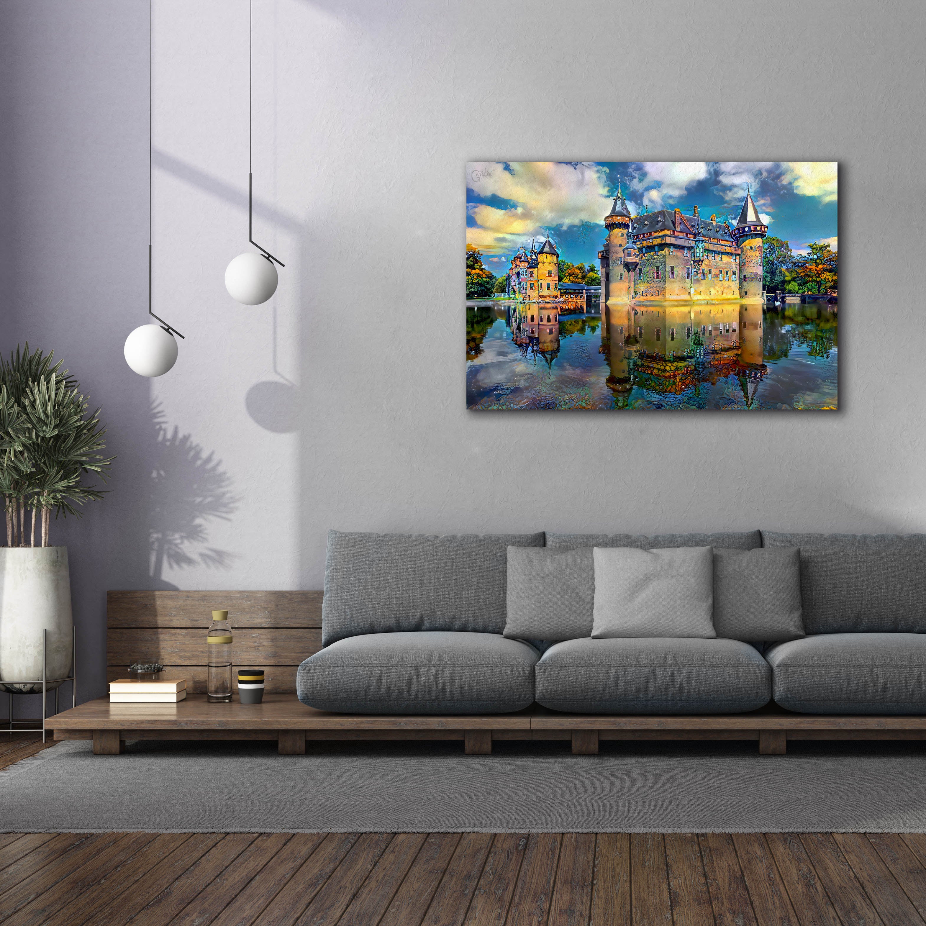 'Ultrecht Netherlands De Haar Castle' by Pedro Gavidia, Canvas Wall Art,60 x 40