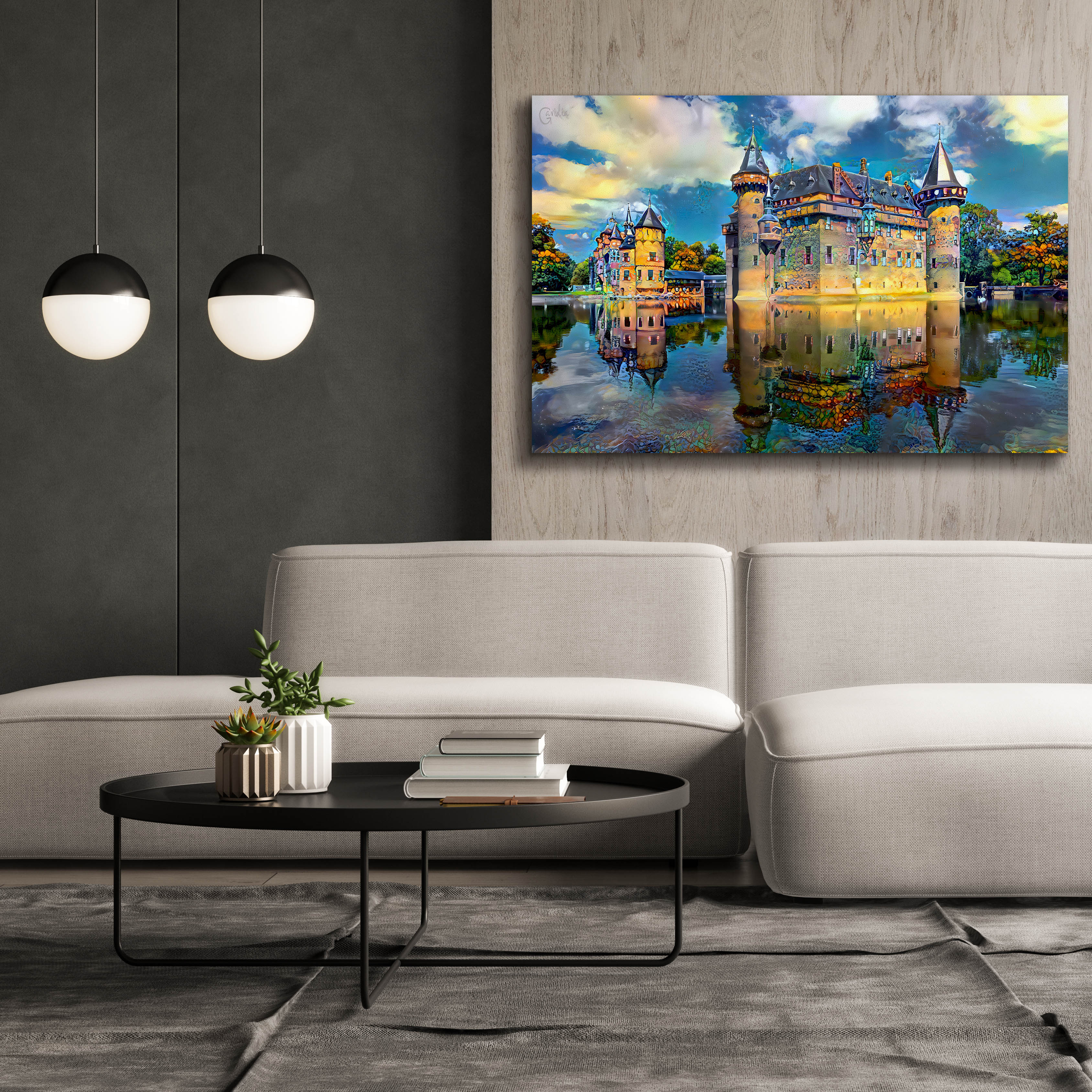 'Ultrecht Netherlands De Haar Castle' by Pedro Gavidia, Canvas Wall Art,60 x 40