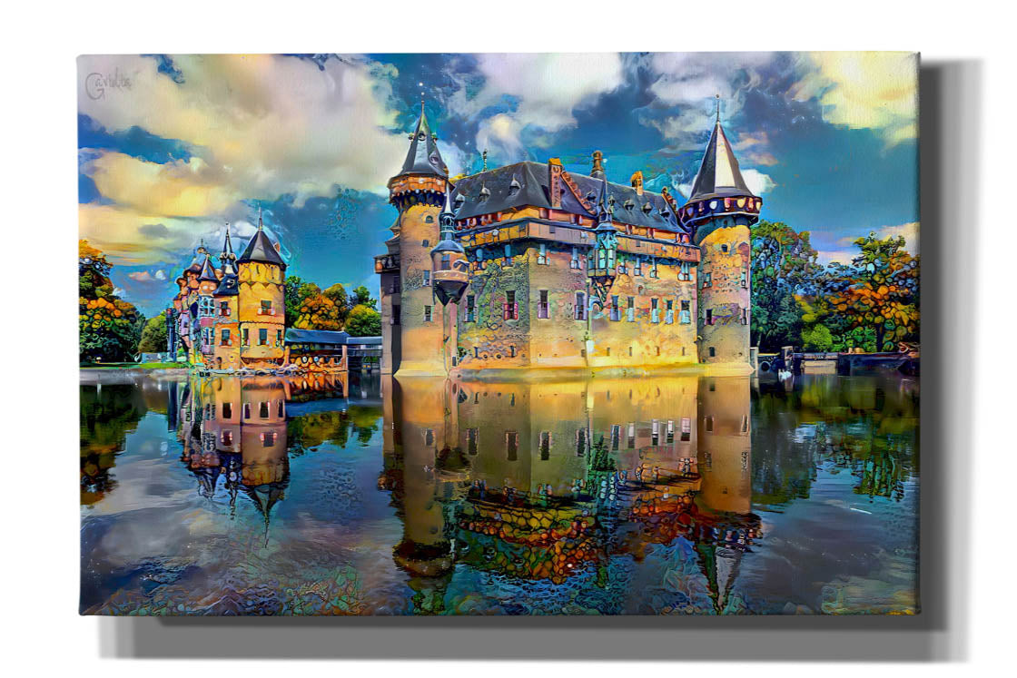 'Ultrecht Netherlands De Haar Castle' by Pedro Gavidia, Canvas Wall Art