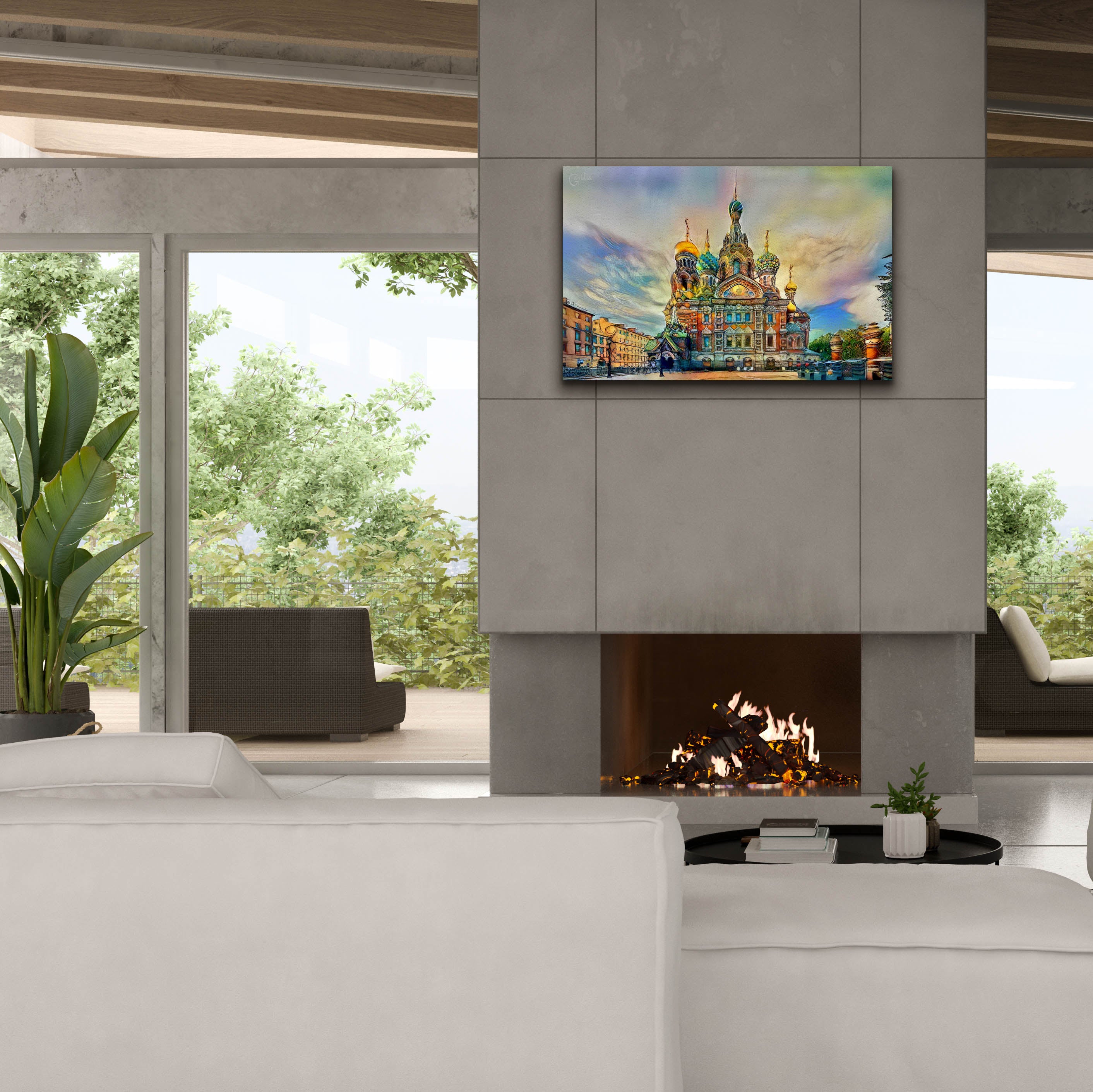 'Saint Petersburg Russia Church of the Savior on Spilled Blood Ver2' by Pedro Gavidia, Canvas Wall Art,40 x 26