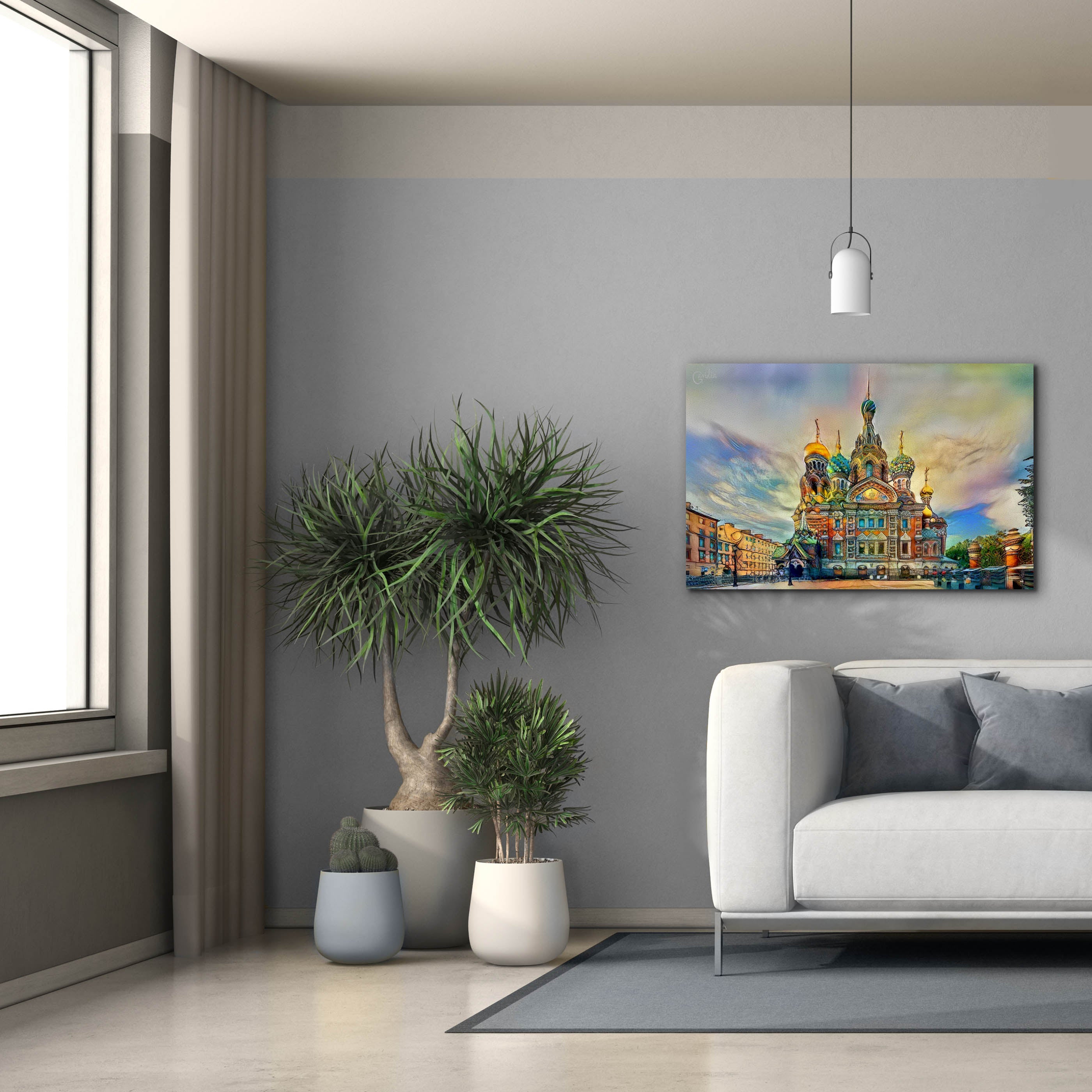 'Saint Petersburg Russia Church of the Savior on Spilled Blood Ver2' by Pedro Gavidia, Canvas Wall Art,40 x 26