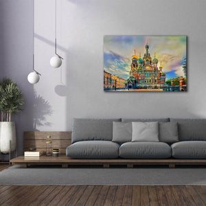 'Saint Petersburg Russia Church of the Savior on Spilled Blood Ver2' by Pedro Gavidia, Canvas Wall Art,60 x 40