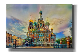 'Saint Petersburg Russia Church of the Savior on Spilled Blood Ver2' by Pedro Gavidia, Canvas Wall Art