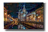 'Saint Petersburg Russia Church of the Savior on Spilled Blood at night' by Pedro Gavidia, Canvas Wall Art