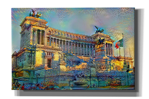 Image of 'Rome Italy Victor Emmanuel II National Monument' by Pedro Gavidia, Canvas Wall Art