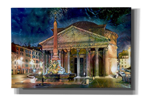 Image of 'Rome Italy Pantheon' by Pedro Gavidia, Canvas Wall Art