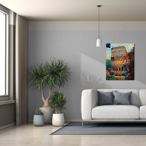 Image of 'Rome Italy Colosseum' by Pedro Gavidia, Canvas Wall Art,26 x 34