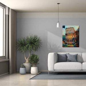 'Rome Italy Colosseum' by Pedro Gavidia, Canvas Wall Art,26 x 34