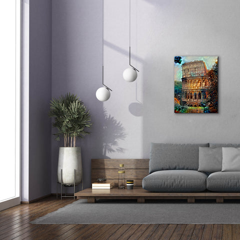 Image of 'Rome Italy Colosseum' by Pedro Gavidia, Canvas Wall Art,26 x 34