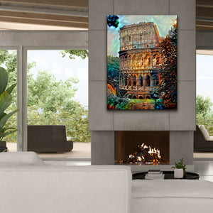 'Rome Italy Colosseum' by Pedro Gavidia, Canvas Wall Art,40 x 54