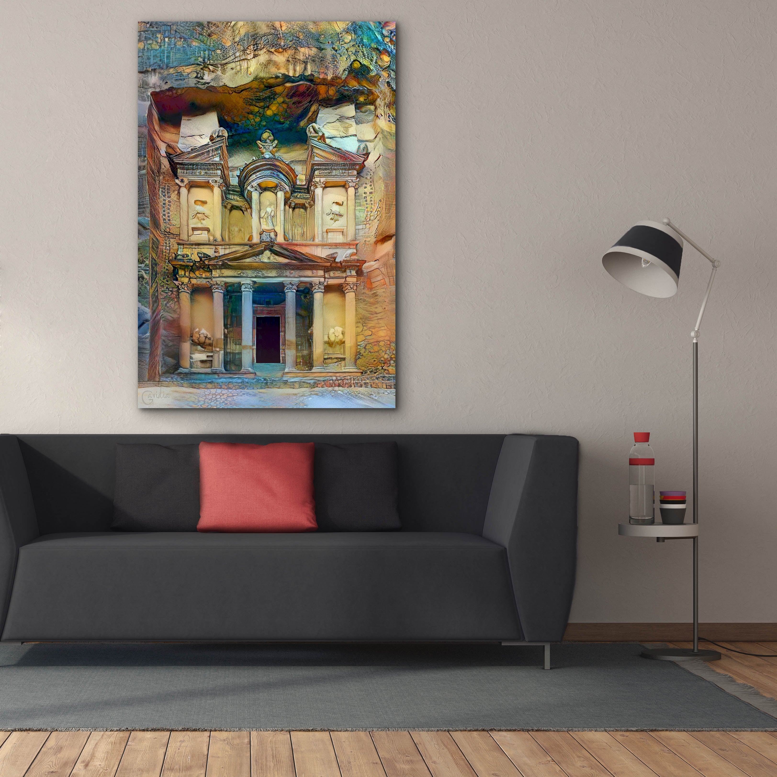 'Petra Jordan' by Pedro Gavidia, Canvas Wall Art,40 x 60