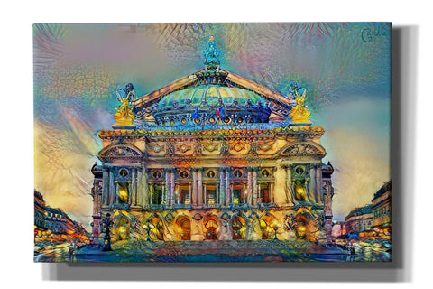 Image of 'Paris France Opera Garnier' by Pedro Gavidia, Canvas Wall Art