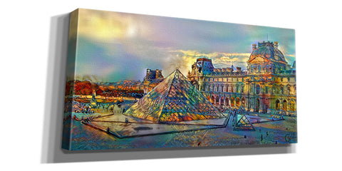 Image of 'Paris France Louvre Museum' by Pedro Gavidia, Canvas Wall Art