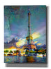 'Paris France Eiffel Tower' by Pedro Gavidia, Canvas Wall Art
