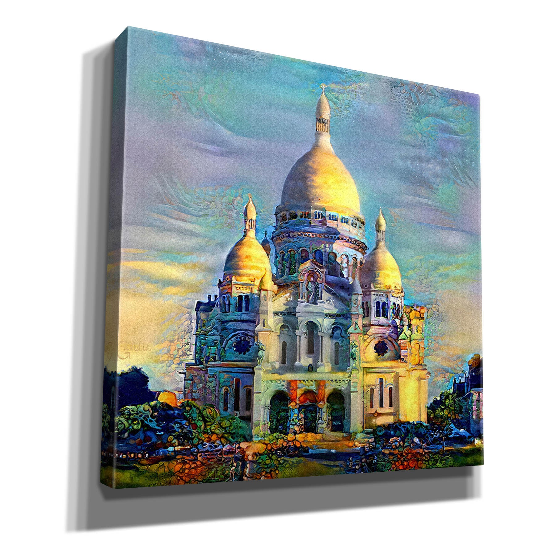 'Paris France Basilica of the Sacred Heart Sacre Coeur' by Pedro Gavidia, Canvas Wall Art
