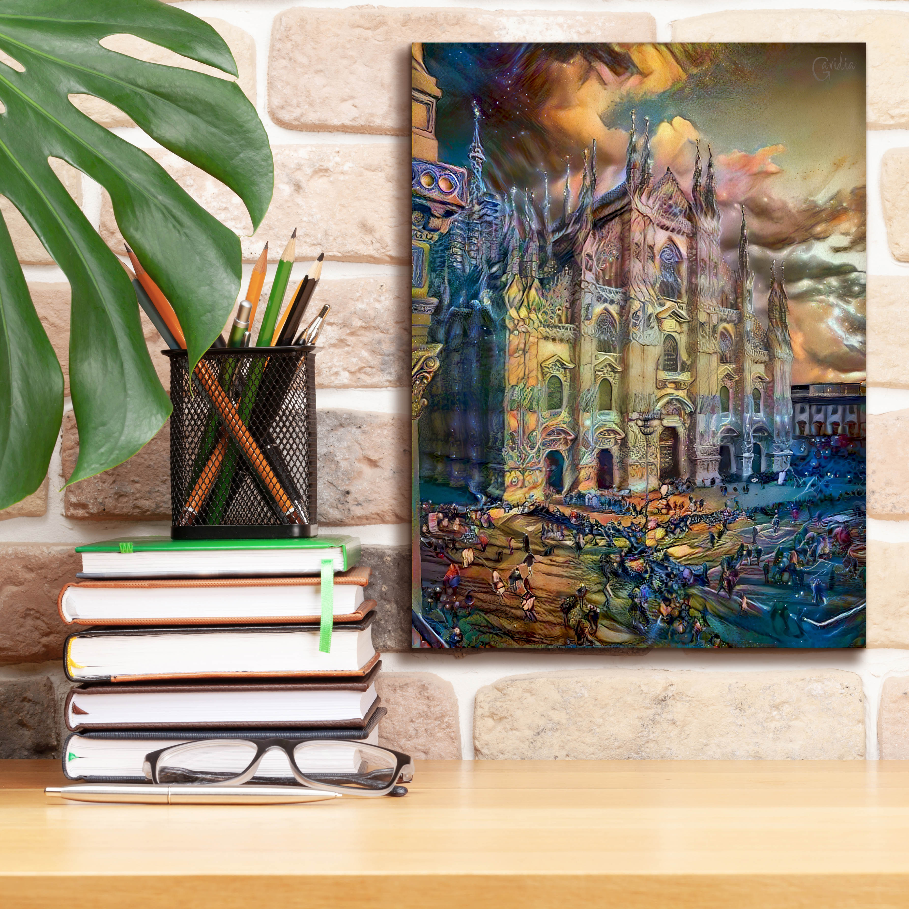 'Milan Italy Domm Cathedral' by Pedro Gavidia, Canvas Wall Art,12 x 16