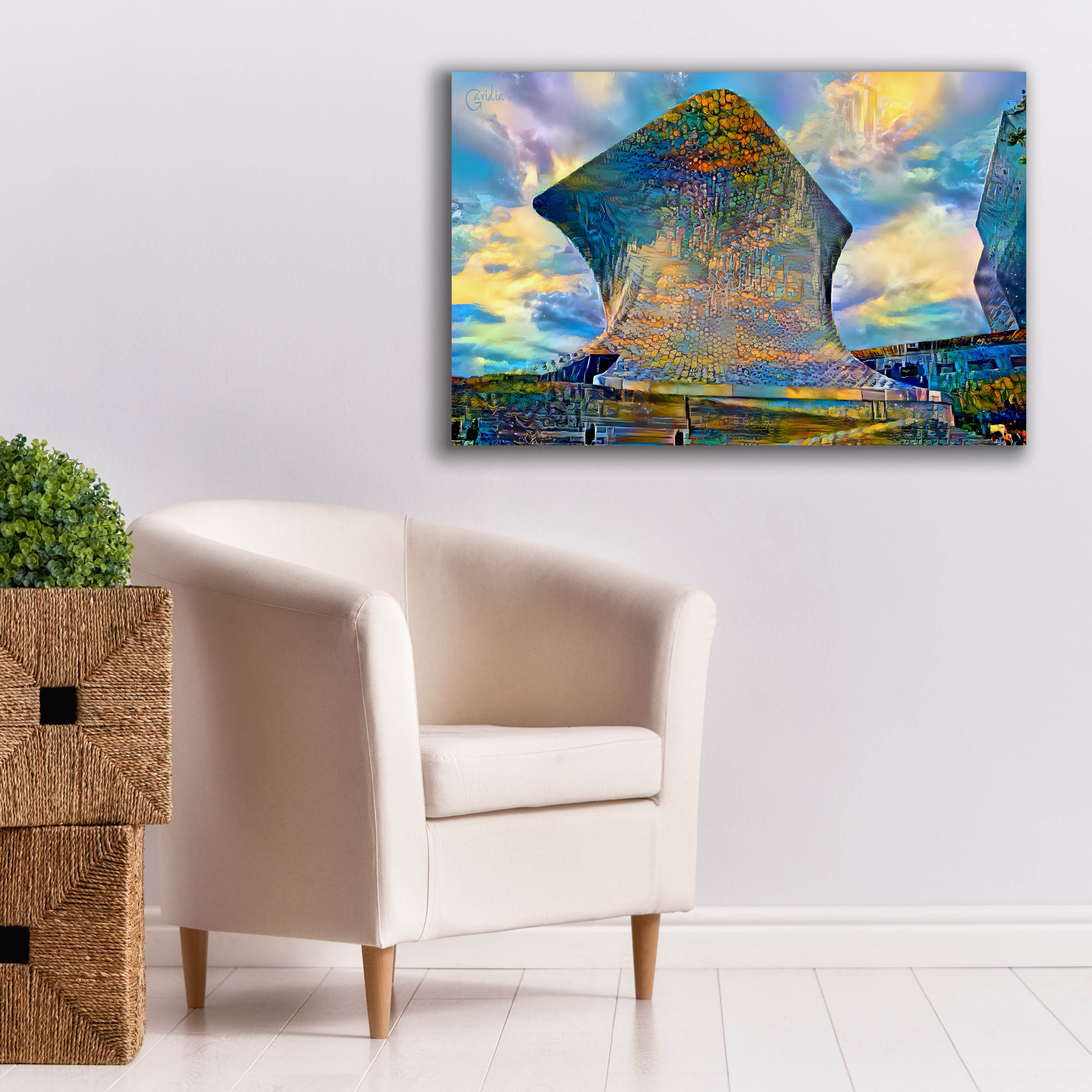 'Mexico City Soumaya Museum' by Pedro Gavidia, Canvas Wall Art,40 x 26