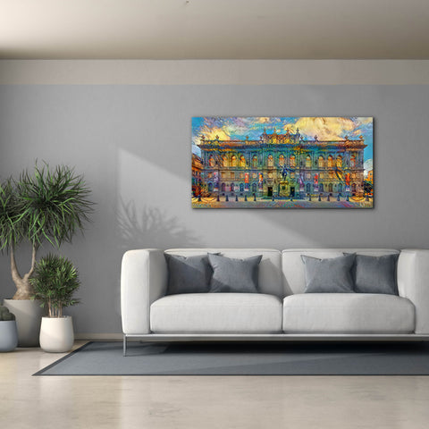 Image of 'Mexico City National Museum of Art' by Pedro Gavidia, Canvas Wall Art,60 x 30