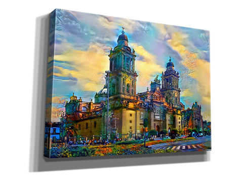Image of 'Mexico City Metropolitan Cathedral' by Pedro Gavidia, Canvas Wall Art