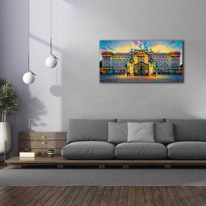 'London England Buckingham Palace' by Pedro Gavidia, Canvas Wall Art,60 x 30