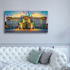 'London England Buckingham Palace' by Pedro Gavidia, Canvas Wall Art,60 x 30