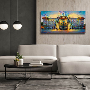 'London England Buckingham Palace' by Pedro Gavidia, Canvas Wall Art,60 x 30